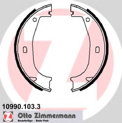 109901033 ZIMMERMANN томозные колодки, стояночная тормозная система