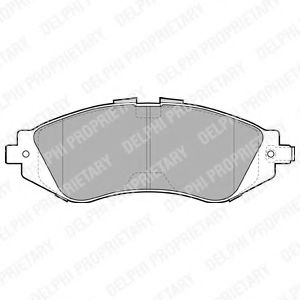 LP1304 DELPHI Тормозные колодки LP134