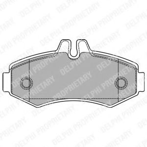 LP1425 DELPHI Тормозные колодки LP1425