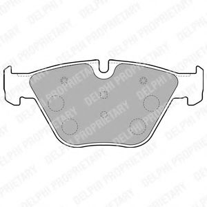 LP1794 DELPHI Колодки тормозные передние 155*68 мм BMW 3 (E90) X1 (E84) LP1794 Delphi