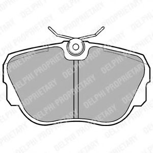 LP596 DELPHI Колодки торм.диск.пер.BMW 3 (E3) 1.6-2.5DTD 983-691Z1 2.5 688-691
