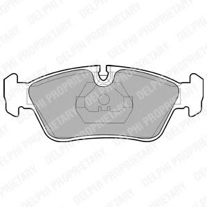 LP710 DELPHI Колодки тормозные BMW 3(E36) -00 перед.