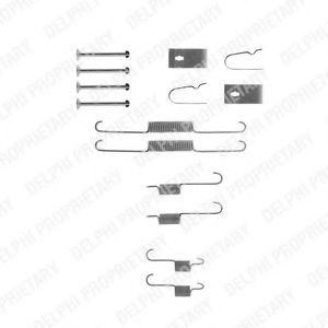 LY1266 DELPHI Комплект монтажный тормозных колодок