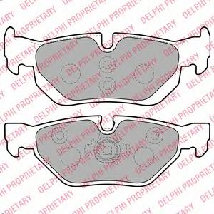 LP1915 DELPHI Тормозные колодки