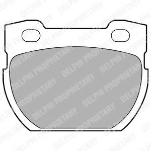 LP1847 DELPHI колодки торм.диск.зад. Land Rover Defender 2.4-2.5 9-97