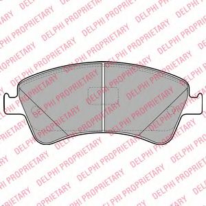 LP2104 DELPHI Тормозные колодки LP214