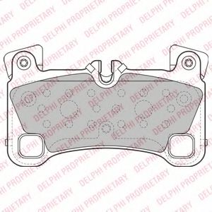 LP2118 DELPHI Тормозные колодки LP2118