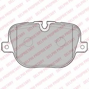 LP2175 DELPHI Колодки тормозные LAND ROVER RANGE ROVER 09- задн.