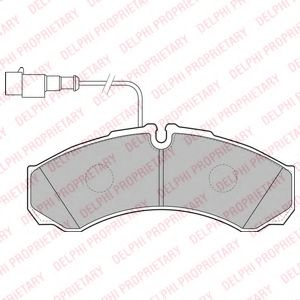 LP2185 DELPHI Тормозные колодки
