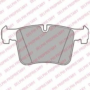 LP2234 DELPHI Колодки тормозные BMW 1(F20)/3(F30)/X3(F25) 10- перед.
