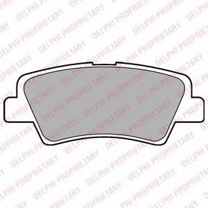LP2295 DELPHI Колодки тормозные HYUNDAI SOLARIS 10-SONATA V (NF) 05-KIA SOUL 09- задние