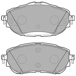 LP2691 DELPHI колодки передние toyota auris (e18) lp2691