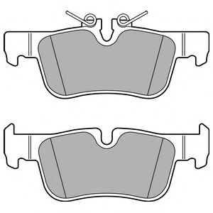 LP2719 DELPHI Колодки тормозные задние 123*47 мм 1 (F40) 2 Active Tourer (F45) X1 (F48) X2 (F39) LP2719 Delphi