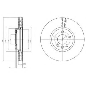 BG9106 DELPHI Диск торм vw transporter v, miltivan v