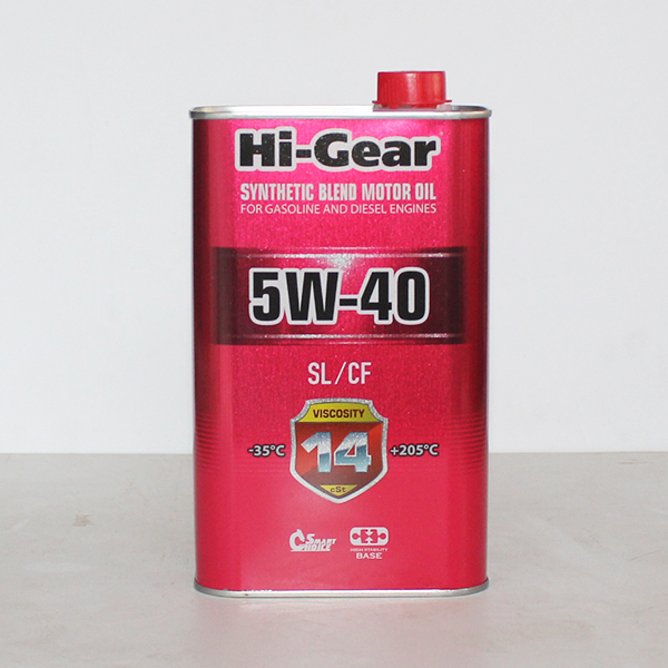 HG1140 HI-GEAR HG 5W40 SL/CF, 1 л