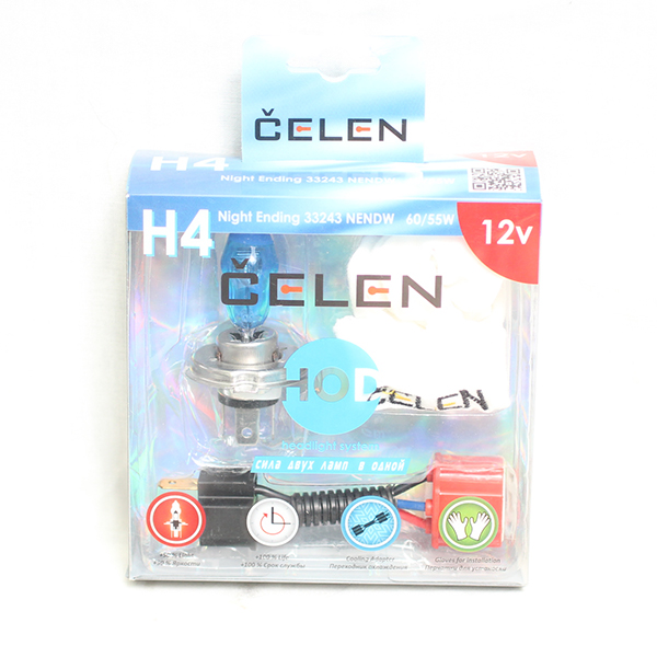 Лампа Н4 12V 60/55W Celen Night Ending пластик1 шт.