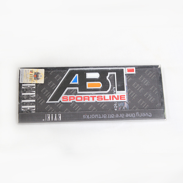 4762 IDV Шильдик аллюм. "ABT SPORTSLINE" 95*38 мм