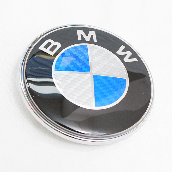Эмблема d 73 мм "BMW CARBON ORIGINAL" синсерый
