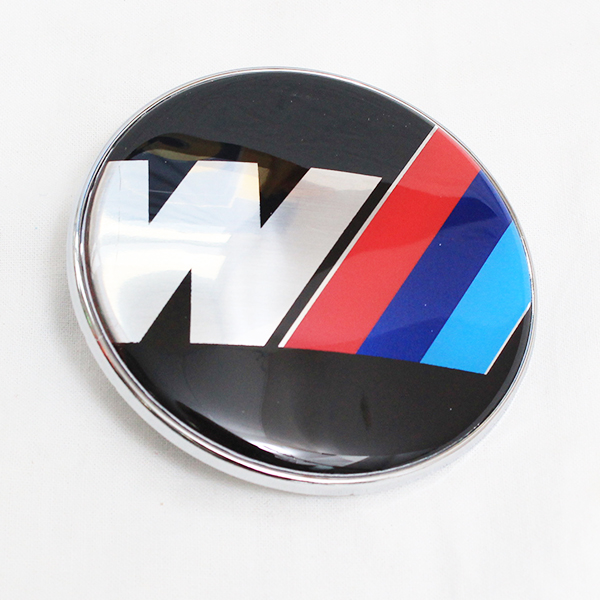 Эмблема d 82 мм "///-M" черный BMW