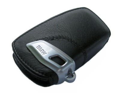 82292219911 BMW Кожаный футляр для ключа BMW Leather Key Case Basic Version Black