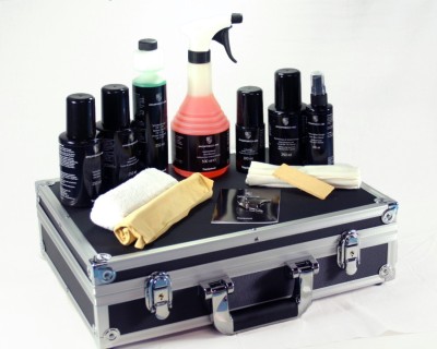 Набор косметических средств для ухода за Porsche Care Kit Aluminium Case