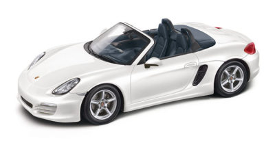 Модель Porsche 981 Boxter, White, Scale 1:43