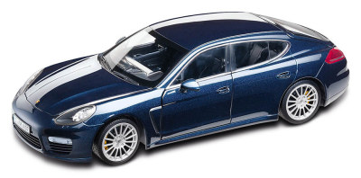 Модель автомобиля Porsche Panamera Turbo S, Deep Blue, 1:18